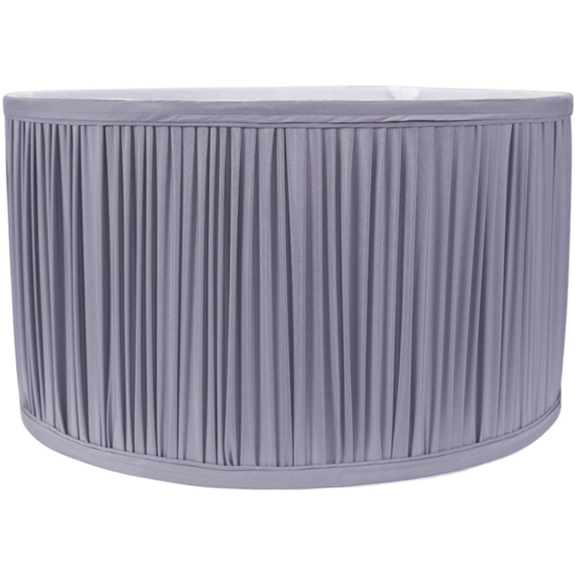 ValueLights Jess Powder Blue Pleated Large Drum Shade - image 1