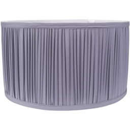 ValueLights Jess Powder Blue Pleated Large Drum Shade - thumbnail 1