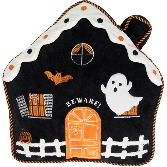 Haunted House Cushion Black - image 1
