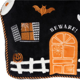 Haunted House Cushion Black - thumbnail 3