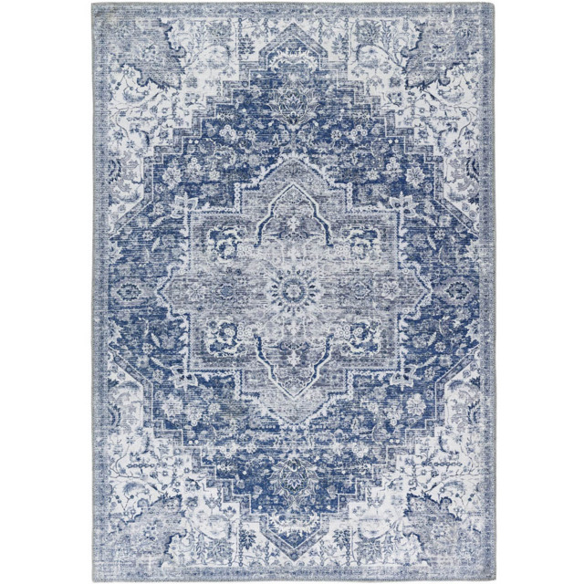Origins My Washable Blue and Off White Garda Rug 80 x 150cm - image 1
