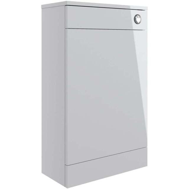 Bathstore Milford Grey Gloss Standing WC Unit 500mm - image 1