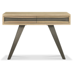 Bentley Designs Cadell Aged Oak 2 Drawer Console Table - thumbnail 3