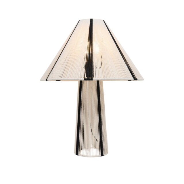 Stripey String Effect Table Light Monochrome - image 1