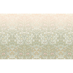 William Morris Blackthorn Sage and Pink Mural - thumbnail 2