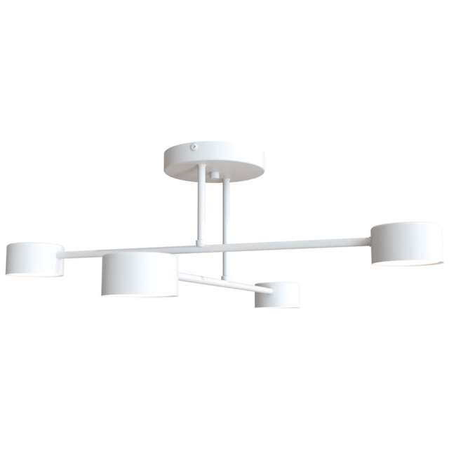 Emibig Halo White 4 Light GX53 LED Ceiling Lamp - image 1