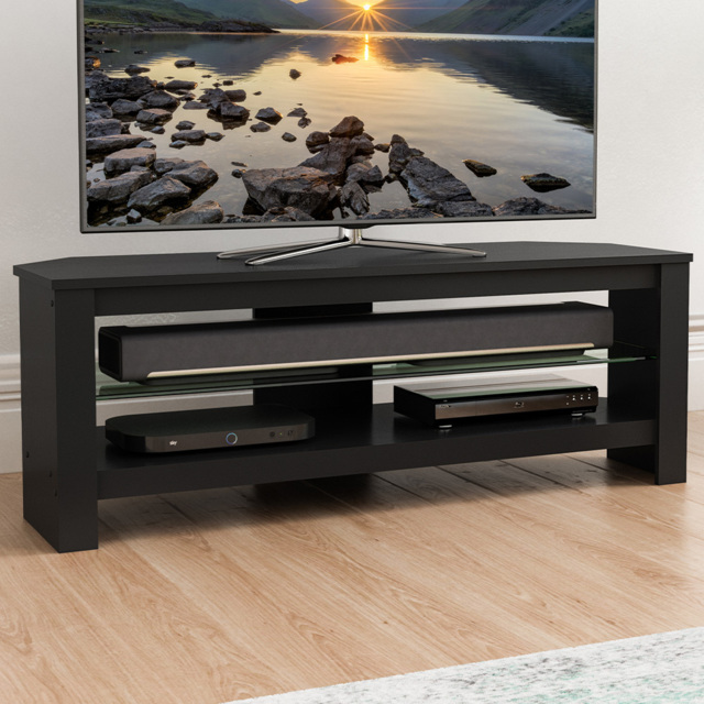 AVF Calibre Plus 2 Shelf Black Oak TV Unit - image 1
