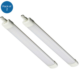 ENER-J 2 Pack 36W LED Triproof Batten 120cm
