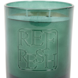 Refresh Scented Jar Candle Green - thumbnail 3