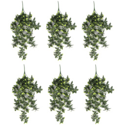 Leaf Pothos Hanging UV and Fire Resistant Artificial Plant 71cm 6 Pack - thumbnail 1