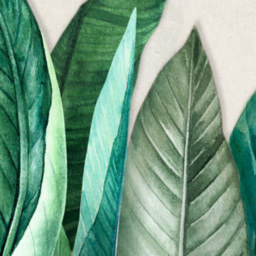 Grandeco Banana Leaf 3 Lane Wall Mural - thumbnail 2