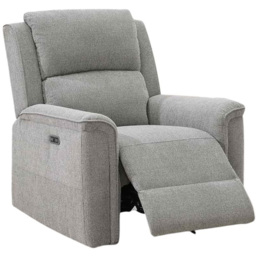 Eastside Light Grey Power Recliner Chair - thumbnail 2