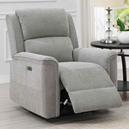 Eastside Light Grey Power Recliner Chair - thumbnail 1