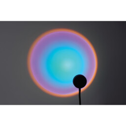 Multicolour Rainbow LED Black USB Table Lamp - thumbnail 2
