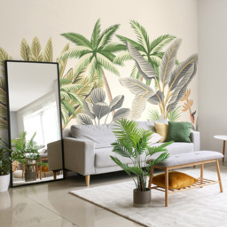 Origin Murals Tropical Palm Trees Multicolour Wall Mural
