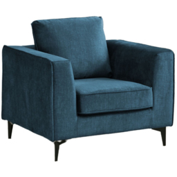 Brooklyn Ocean Blue Armchair - thumbnail 2