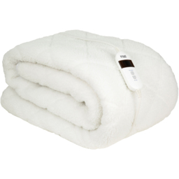 Russell Hobbs Single Sherpa Fleece Electric Blanket with 6 Heat Settings - thumbnail 1