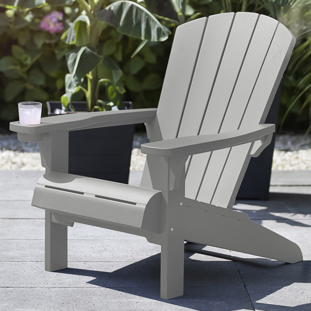 Keter Alpine Grey Adirondack Chair Set of 2 - image 1