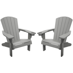 Keter Alpine Grey Adirondack Chair Set of 2 - thumbnail 2