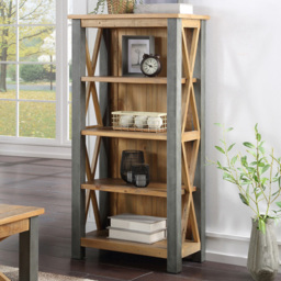 Baumhaus Urban Elegance 4 Shelf Small Bookcase - thumbnail 1