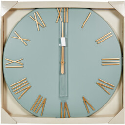 Sage Round Roman Numeral Wall Clock 78cm - thumbnail 2