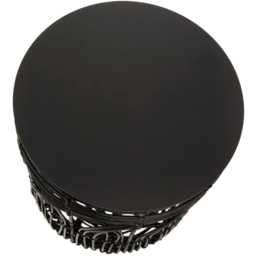 Premier Housewares Arles Black Rattan Round Side Table - thumbnail 3