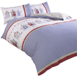 Rapport Home Double Multicolour Beach Hut Duvet Set - thumbnail 2