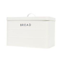 Rectangular Ribbed Bread Bin - Cream - thumbnail 2