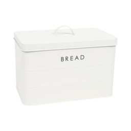 Rectangular Ribbed Bread Bin - Cream - thumbnail 3