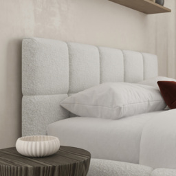 DS Living Ovella Dove Single Cubed Bed Frame - thumbnail 2