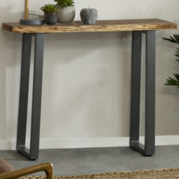 Brooklyn Barima Wooden Console Table - thumbnail 1