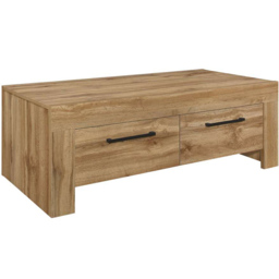 Compton 4 Drawer Oak Coffee Table - thumbnail 2