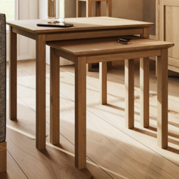 FWStyle Taberno Oak Nest of Table Set of 2