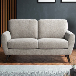 Lara Beige Boucle Linen 2 Seater Sofa