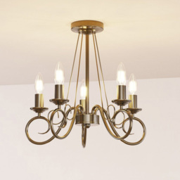 Antique Gold Ceiling Light - thumbnail 2