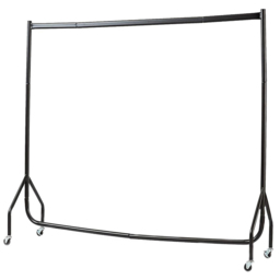 House of Home Superior Heavy Duty Black Clothes Rail 5 x 5ft - thumbnail 1