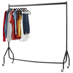 House of Home Superior Heavy Duty Black Clothes Rail 5 x 5ft - thumbnail 3