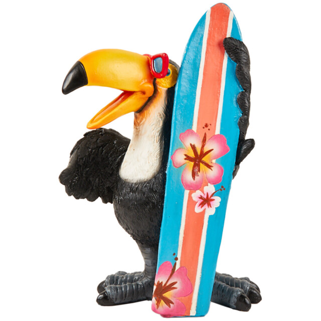 Toucan Surfboard Garden Statue - image 1