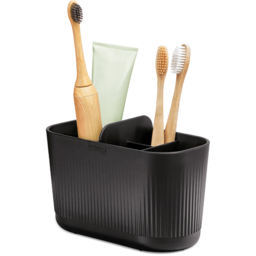 ReBorn Large Recycled Plastic Dark Grey Bathroom Caddy - thumbnail 3