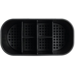 ReBorn Large Recycled Plastic Dark Grey Bathroom Caddy - thumbnail 4