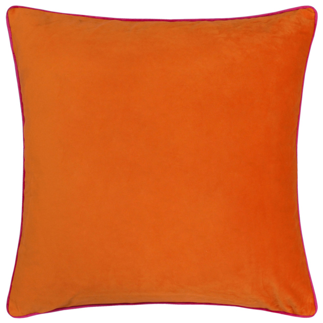 Paoletti Meridian Clementine Hot Pink Velvet Cushion - image 1