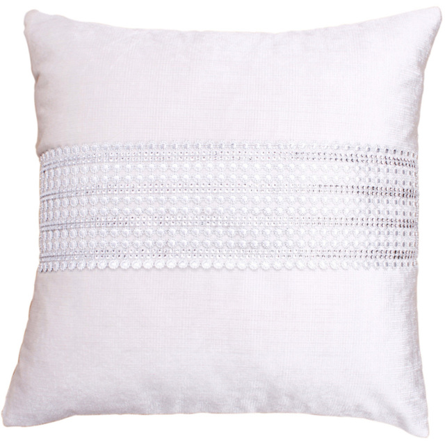 Intimates Ritz Diamante Cream Filled Cushion 43 x 43cm 2 Pack - image 1