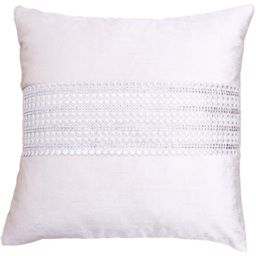 Intimates Ritz Diamante Cream Filled Cushion 43 x 43cm 2 Pack - thumbnail 1