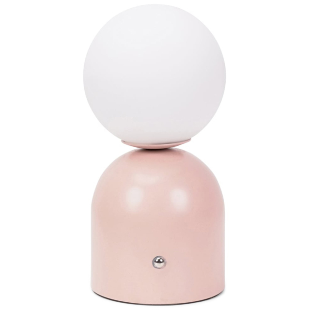 ValueLights Marlow Pink Rechargeable LED Portable Table Lamp - image 1
