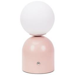 ValueLights Marlow Pink Rechargeable LED Portable Table Lamp - thumbnail 1