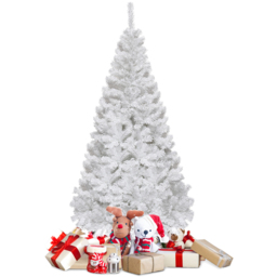 Costway White Artificial Christmas Tree 5ft - thumbnail 3