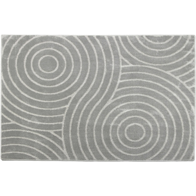 Eselle Rhythm Sculpt Grey Rug 120 x 170cm - image 1