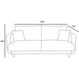 Display Safa 3 Seater Beige - thumbnail 4