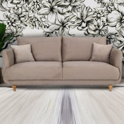 Display Safa 3 Seater Beige