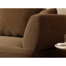 SOLACE+CO Lia 2 Seater Brown Chenille Large Sofa - thumbnail 4